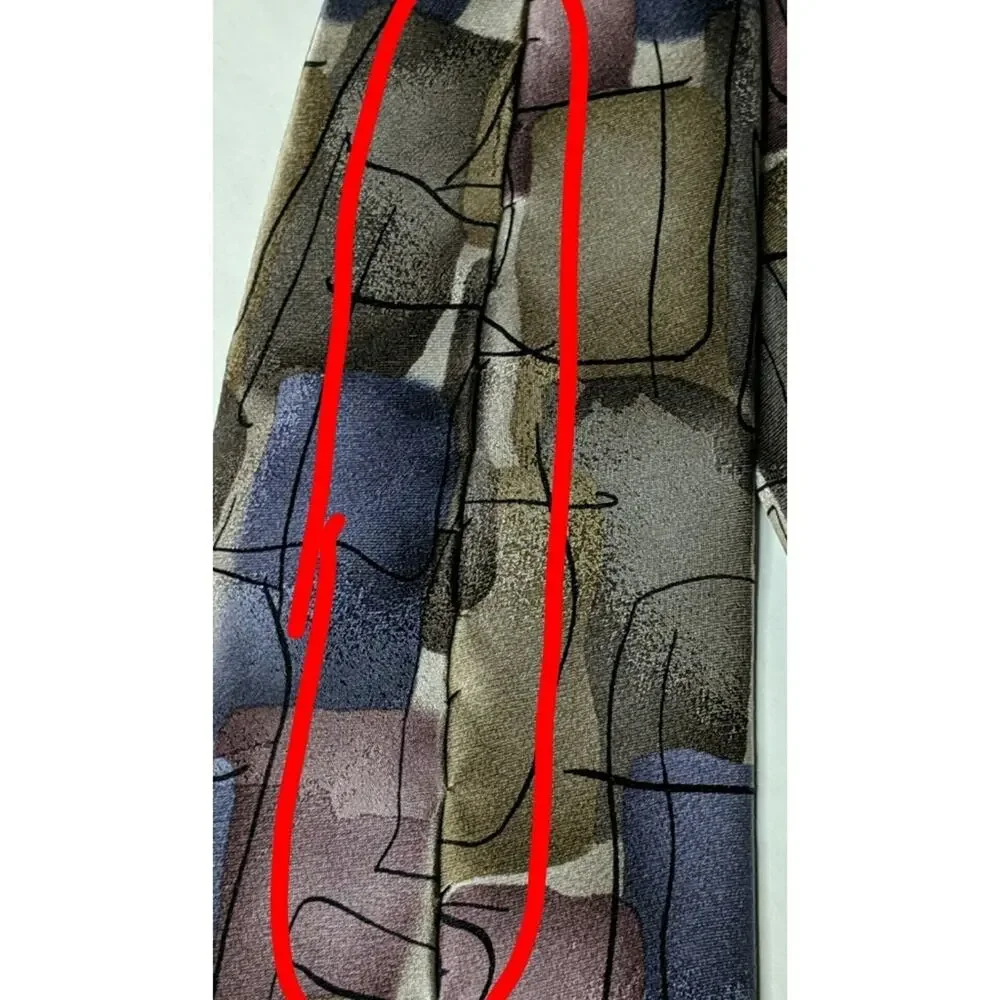 J. Garcia Malachite Silk Tie - FLAW